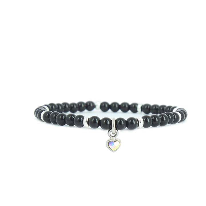 Heart pearl bracelet