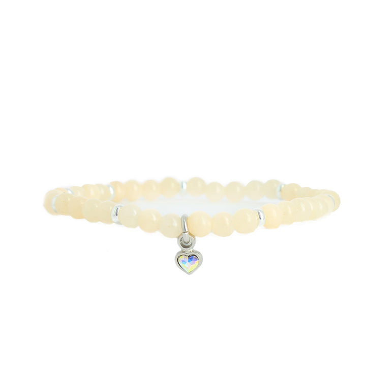 Heart pearl bracelet