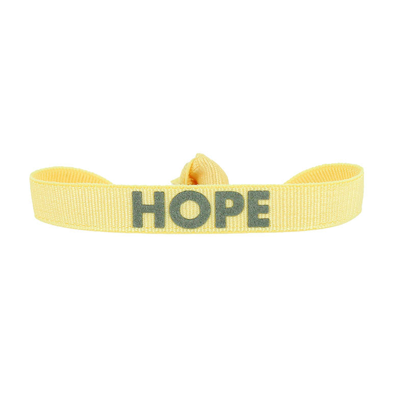 Hope message bracelet