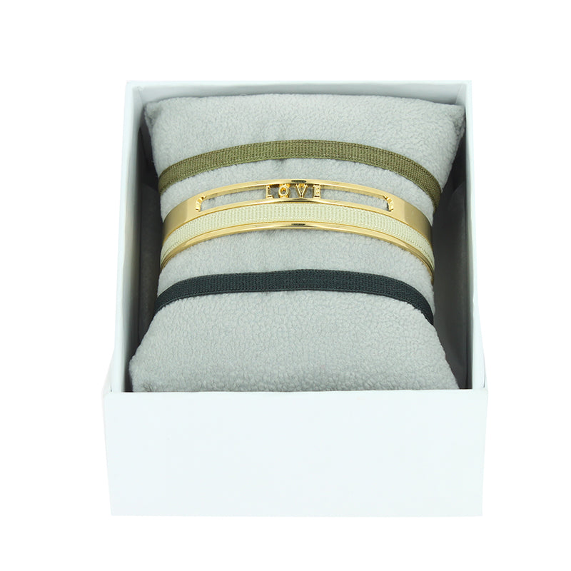 4mm love ribbon bangle box 