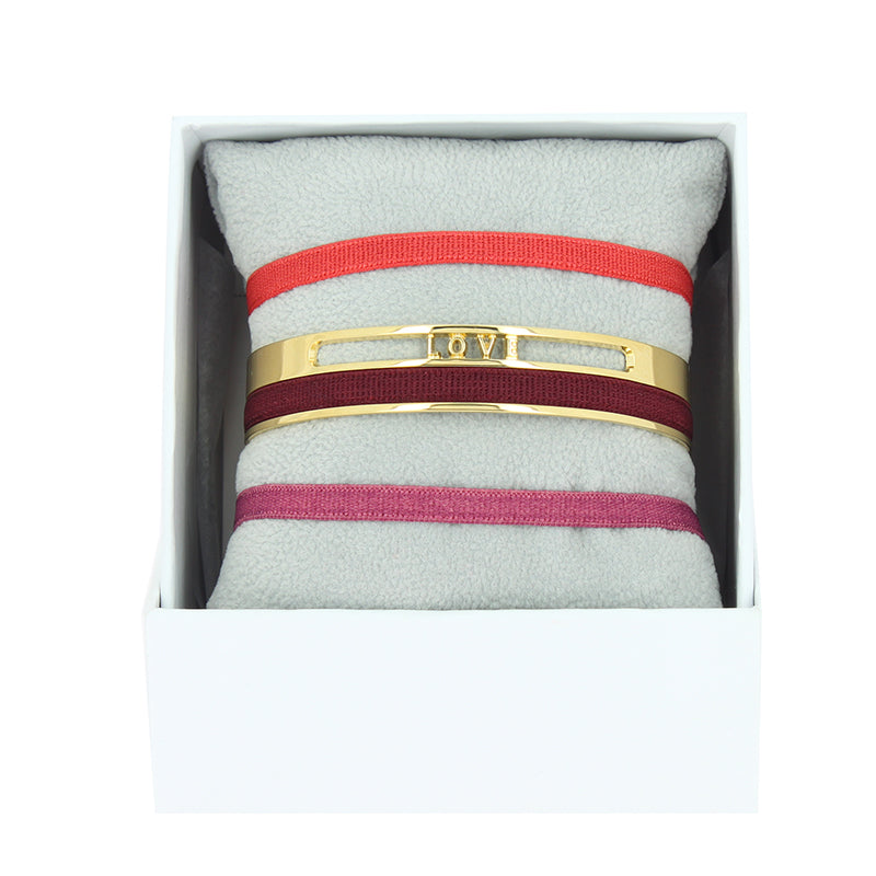 4mm love ribbon bangle box 