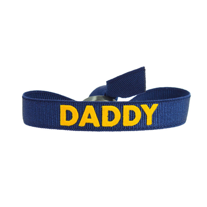 Daddy message bracelet