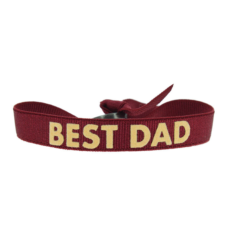 Best dad message bracelet