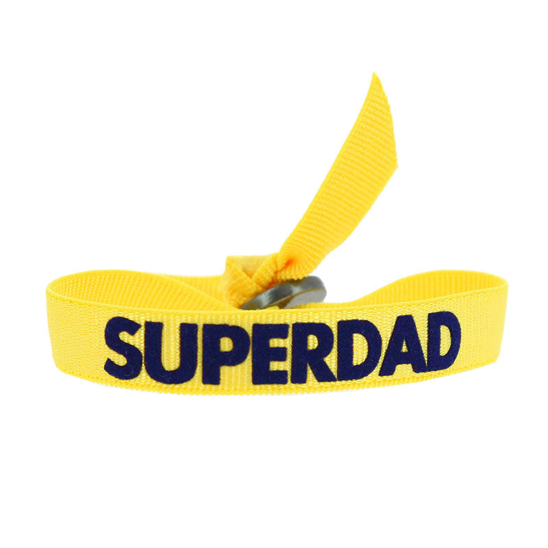 Superdad message bracelet