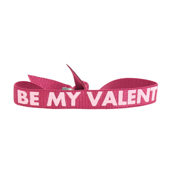 Be my valentine message bracelet