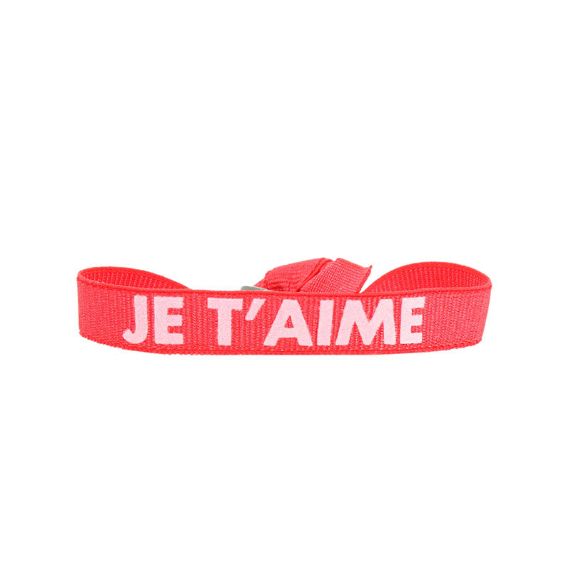 Bracelet message je t aime