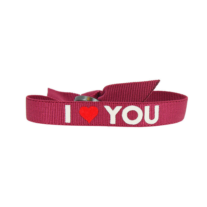 I love you message bracelet