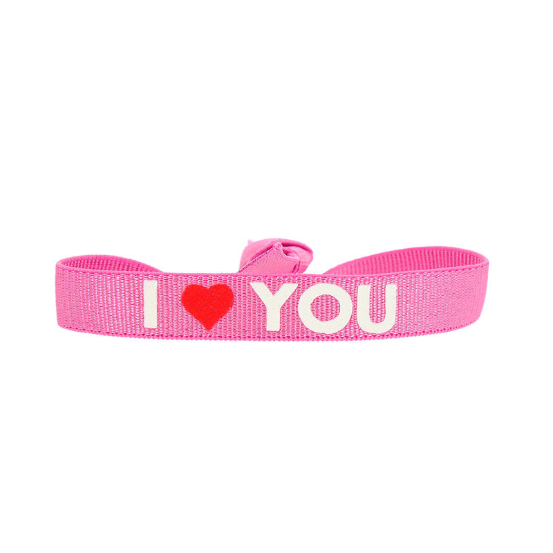 I love you message bracelet