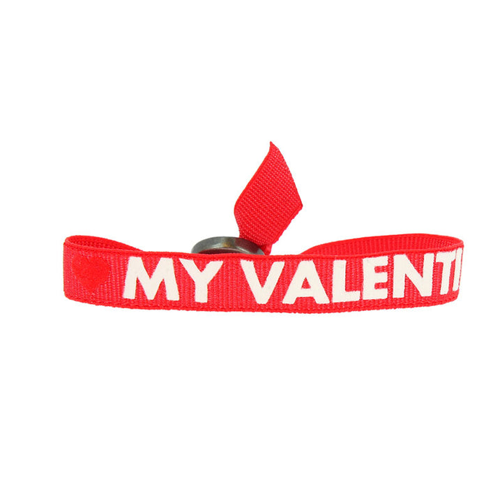 I love my valentine message bracelet