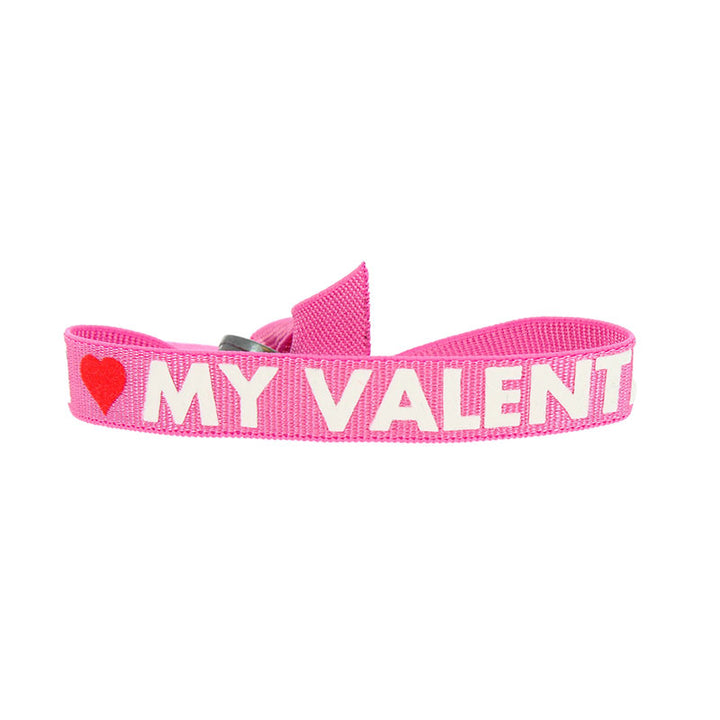 I love my valentine message bracelet