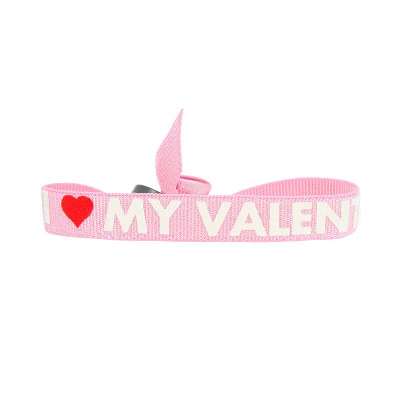 I love my valentine message bracelet