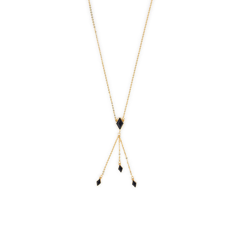 Collier losange trio