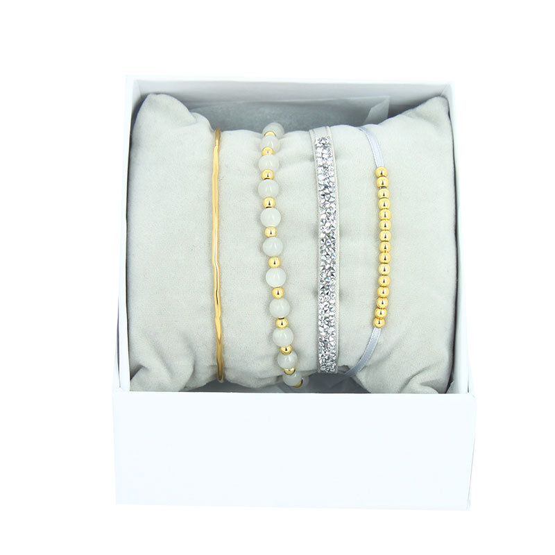 Strass box mini bangle wire