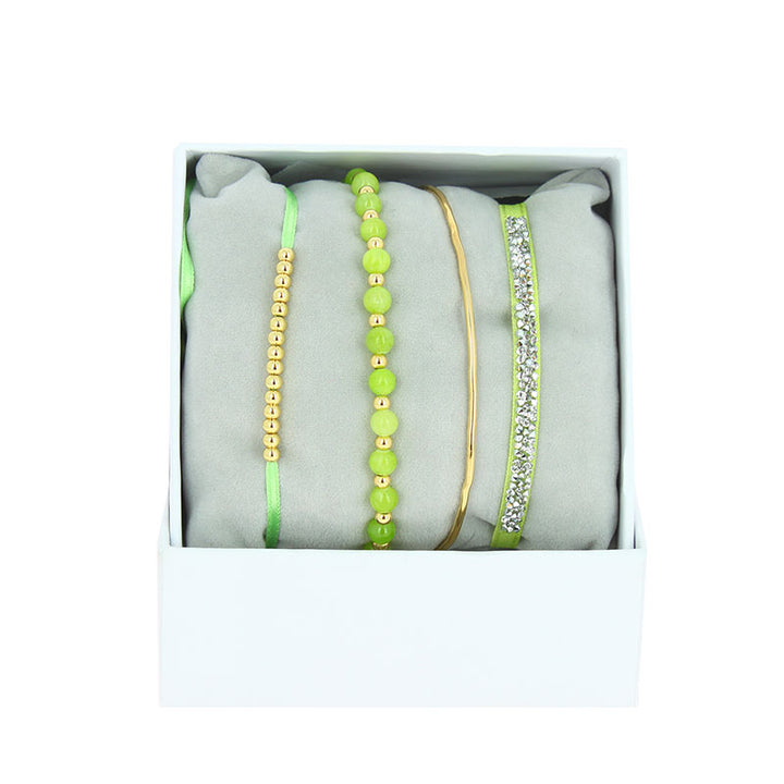 Strass box mini bangle wire