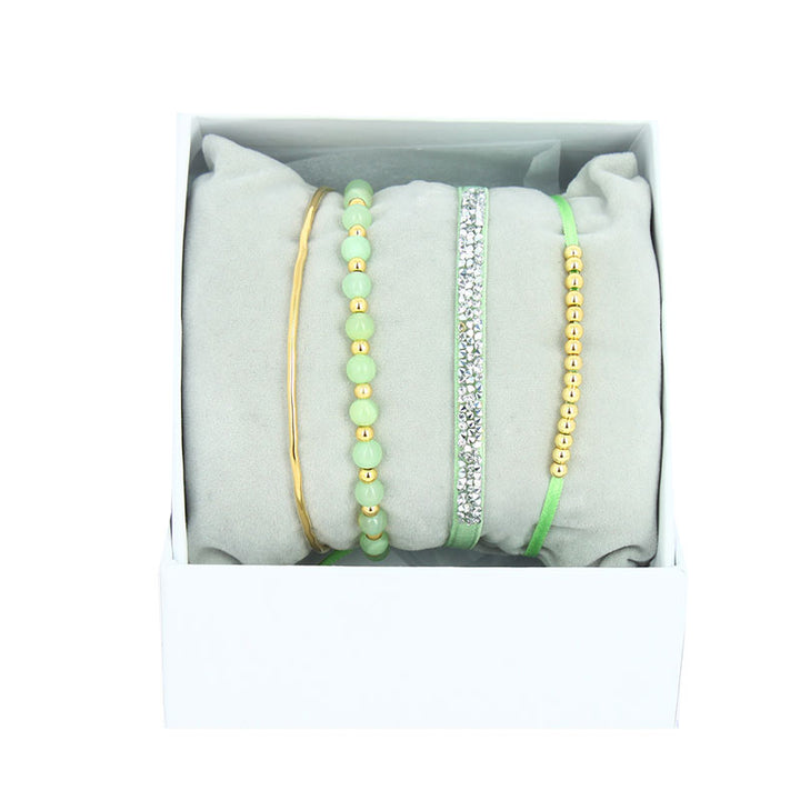 Strass box mini bangle wire