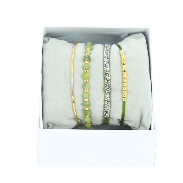 Strass box mini bangle wire