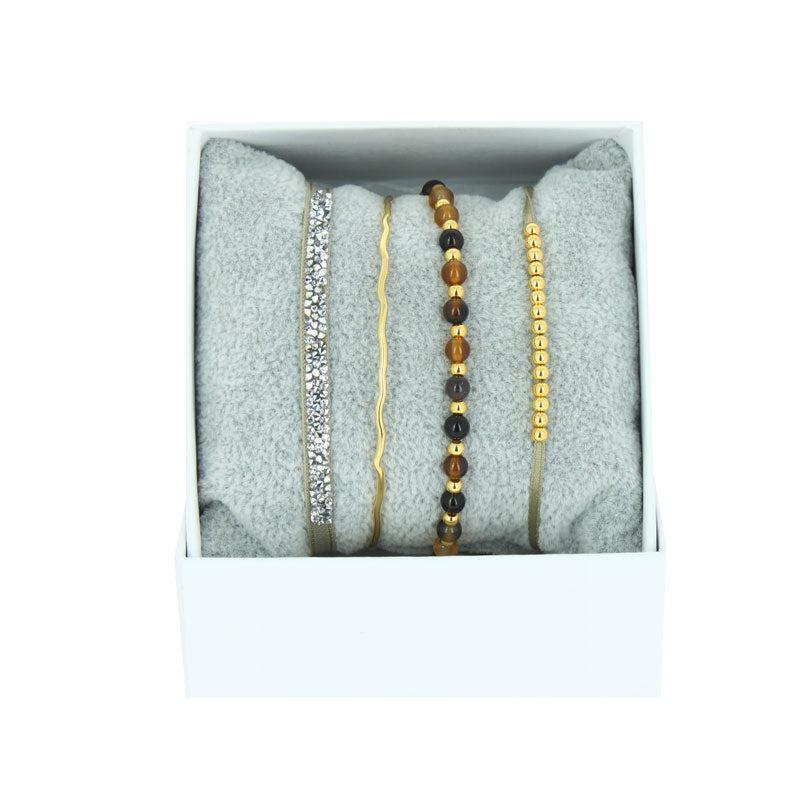 Strass box mini bangle wire