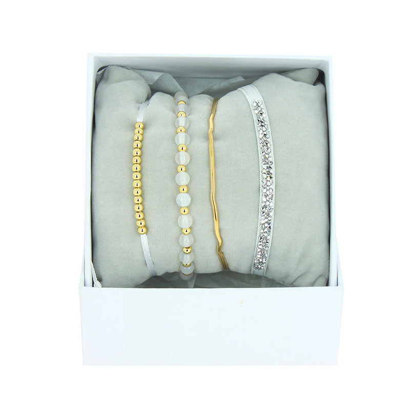 Strass box mini bangle wire