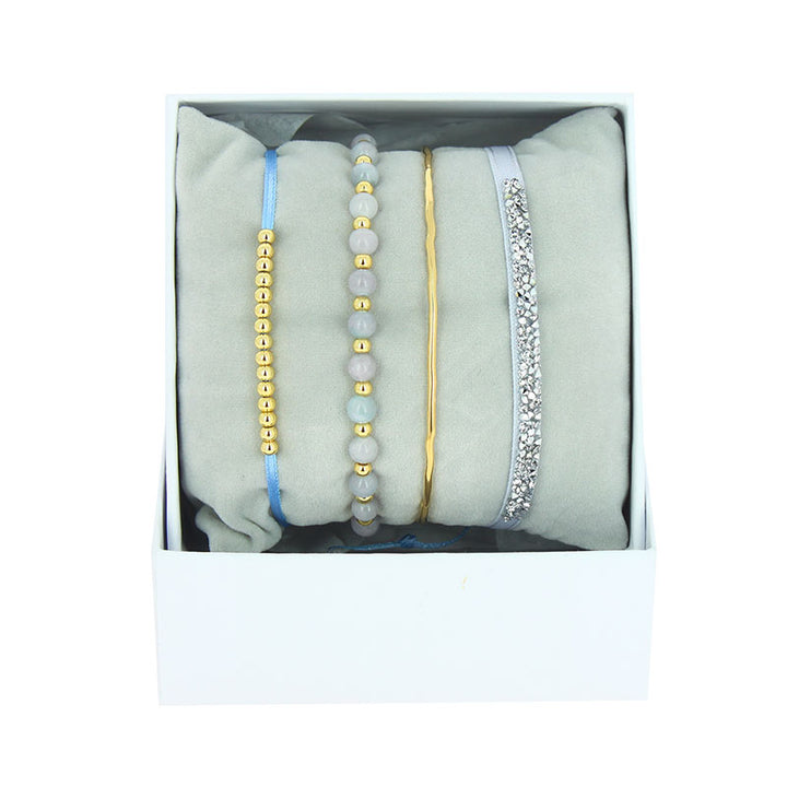 Strass box mini bangle wire