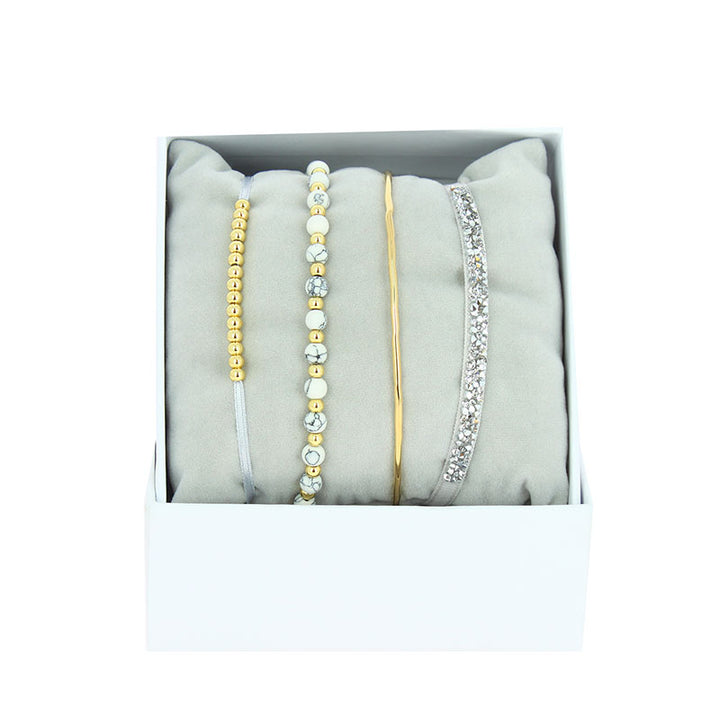 Strass box mini bangle wire