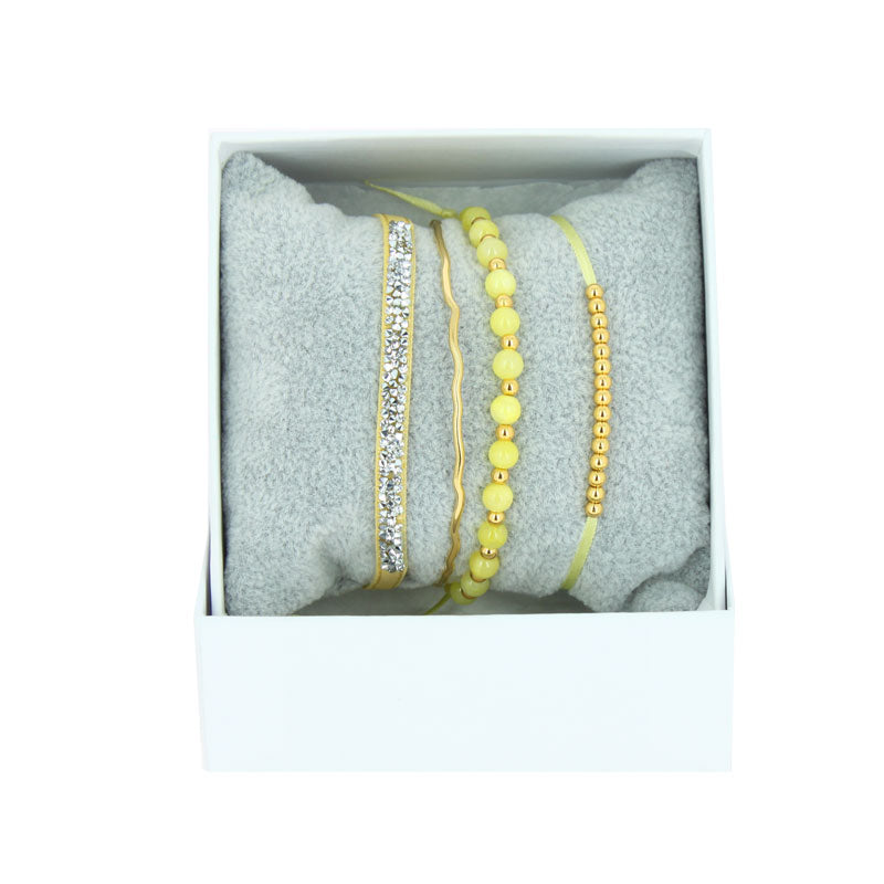 Strass box mini bangle wire