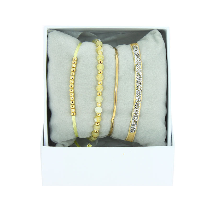 Strass box mini bangle wire