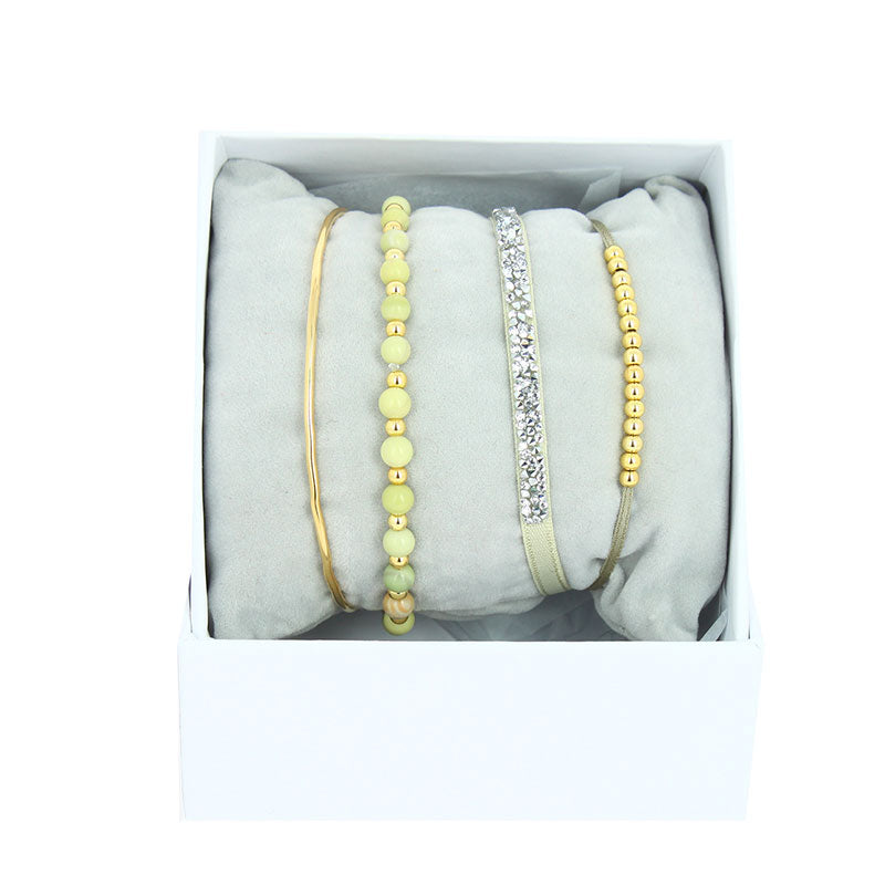 Strass box mini bangle wire