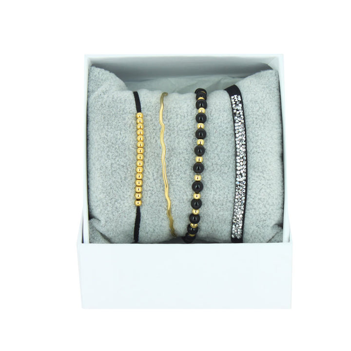 Strass box mini bangle wire