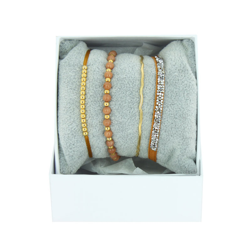 Strass box mini bangle wire