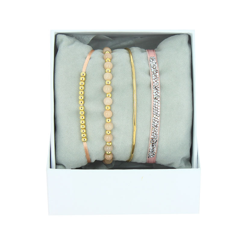 Strass box mini bangle wire