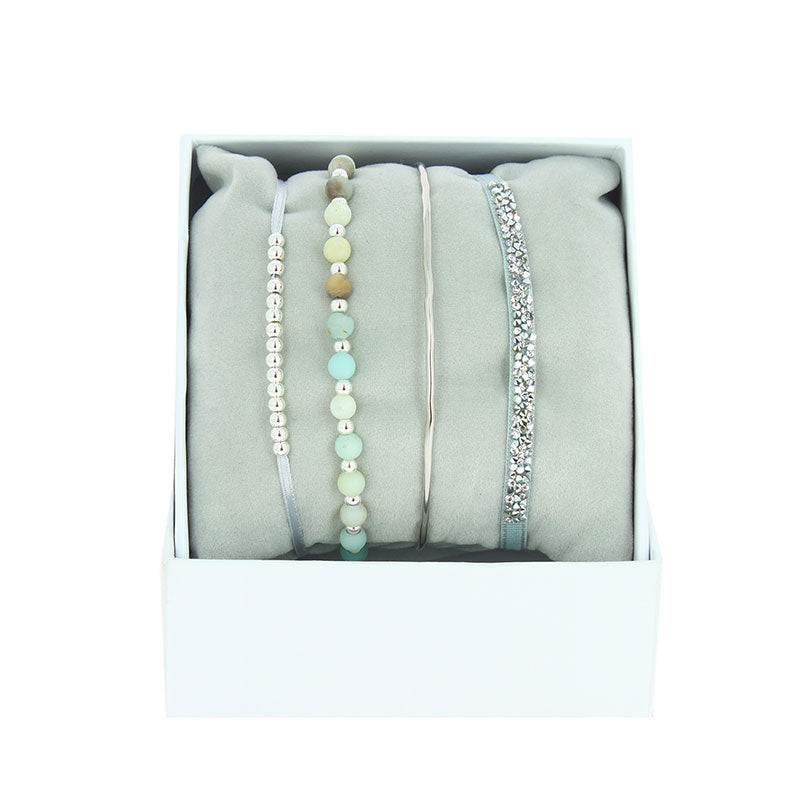 Strass box mini bangle wire