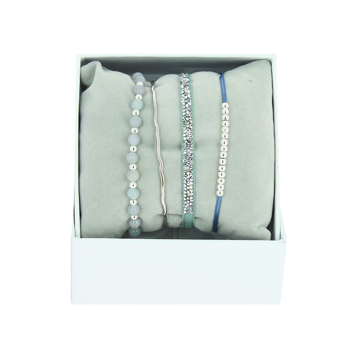 Strass box mini bangle wire