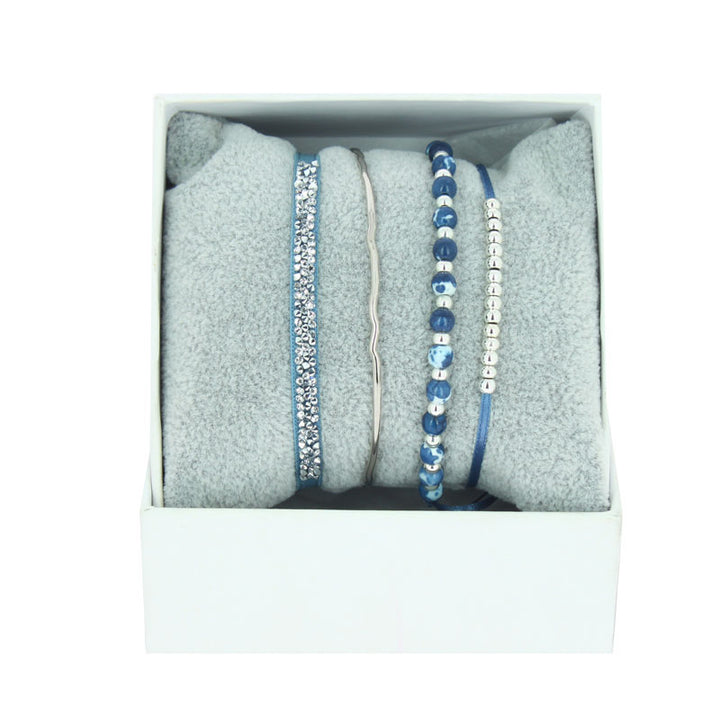 Strass box mini bangle wire