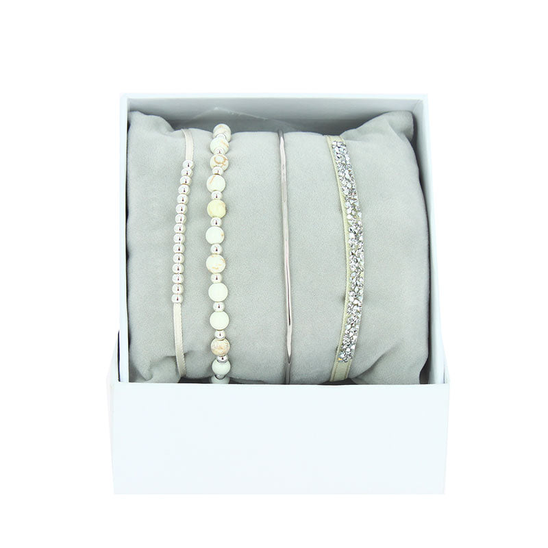 Strass box mini bangle wire