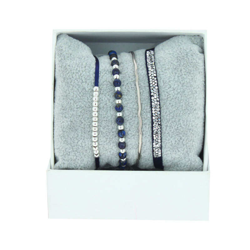 Strass box mini bangle wire