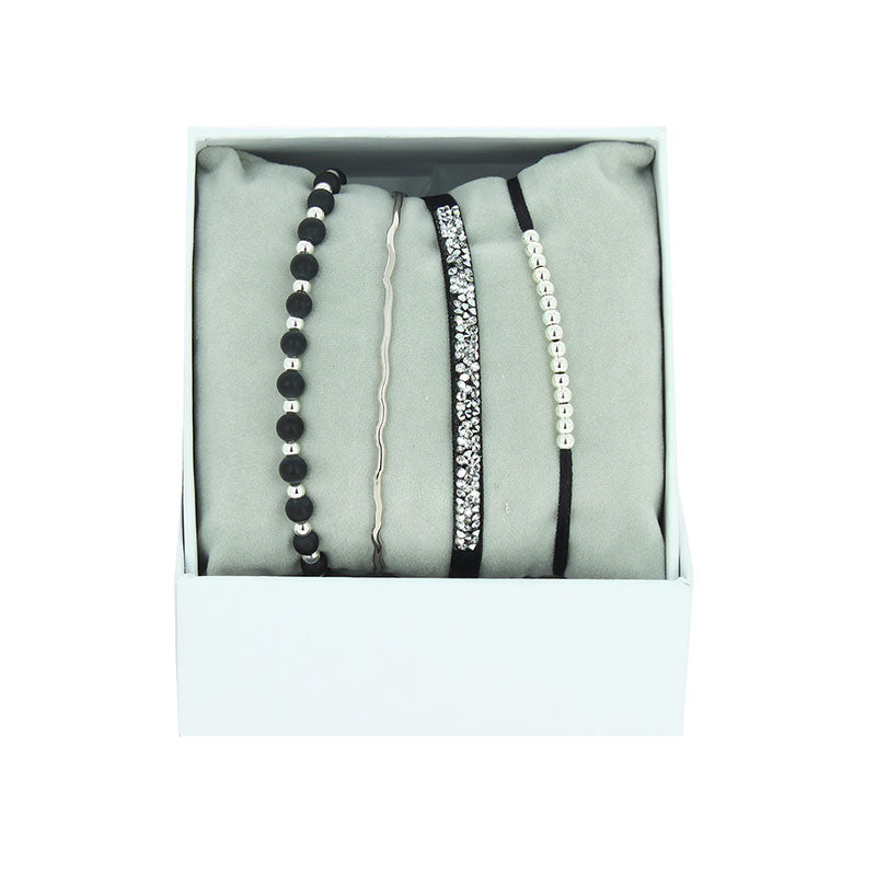 Strass box mini bangle wire