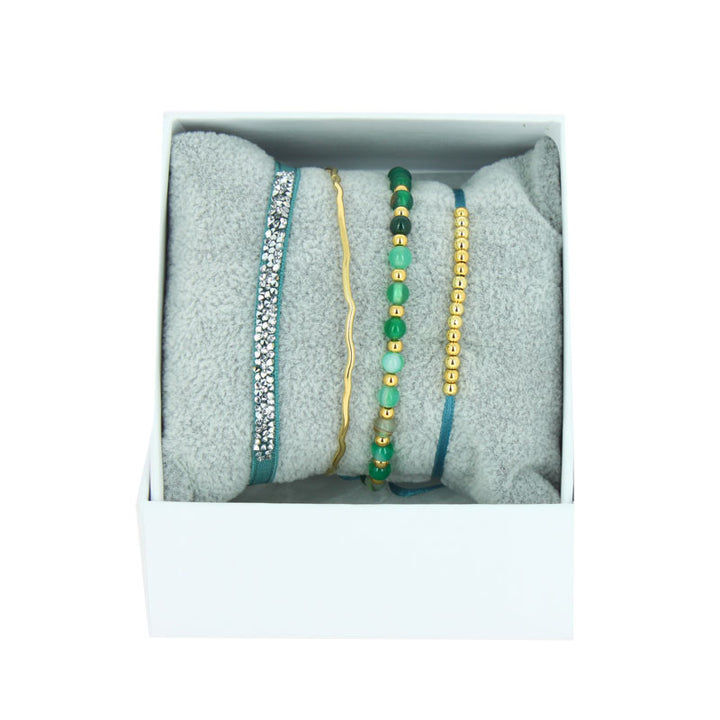 Strass box mini bangle wire