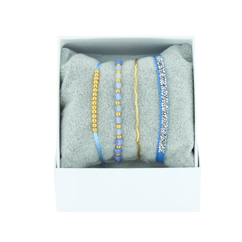 Strass box mini bangle wire