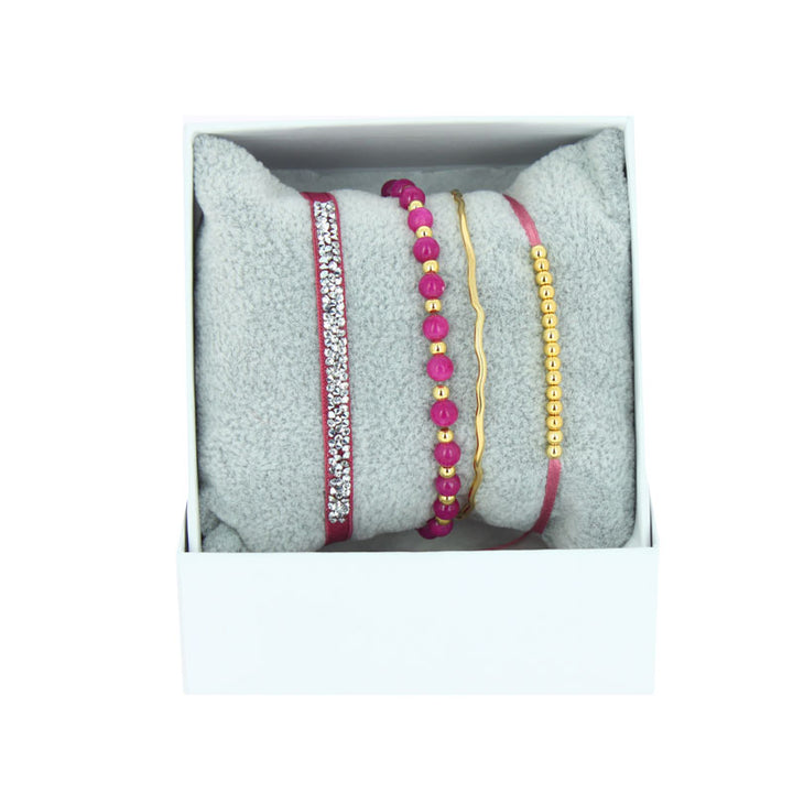 Strass box mini bangle wire