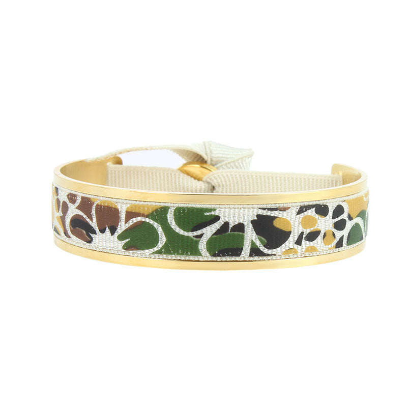 9mm flex daisy ribbon bangle #