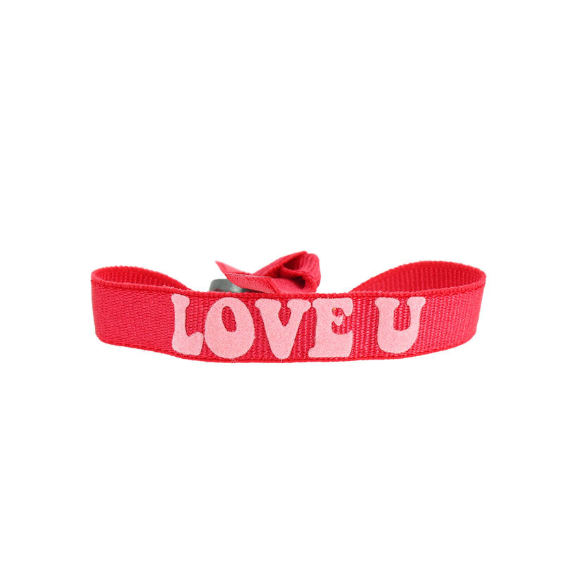 Message bracelet / love u