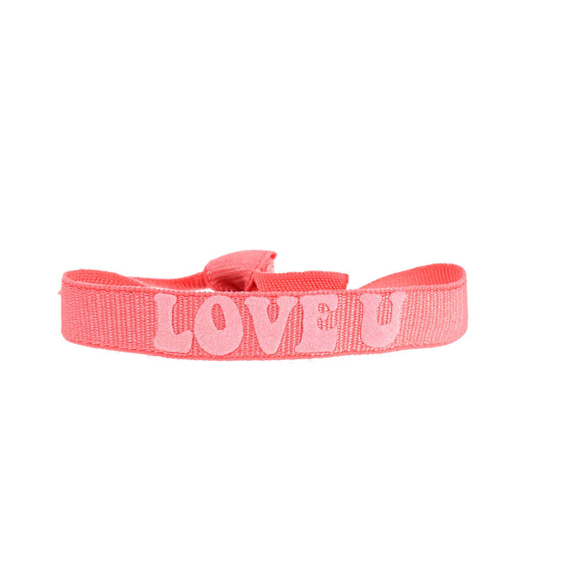 Message bracelet / love u