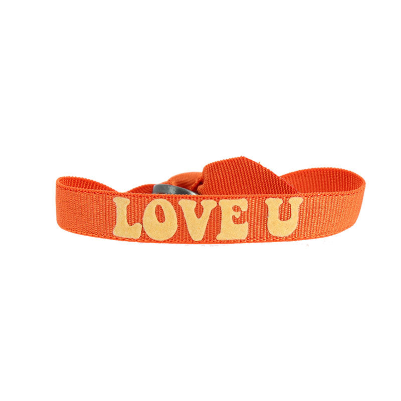 Message bracelet / love u