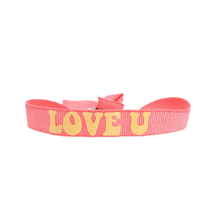 Message bracelet / love u