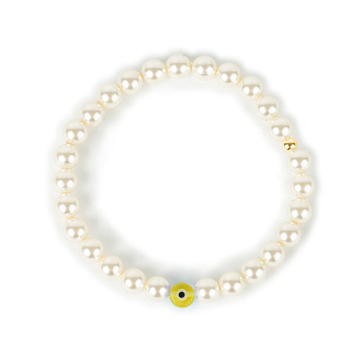 Imitation eye pearl bracelet