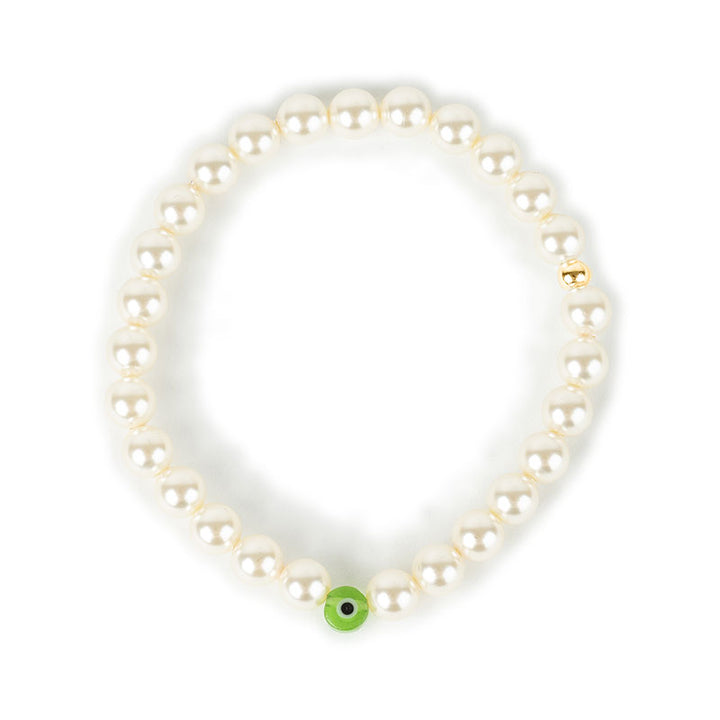 Imitation eye pearl bracelet