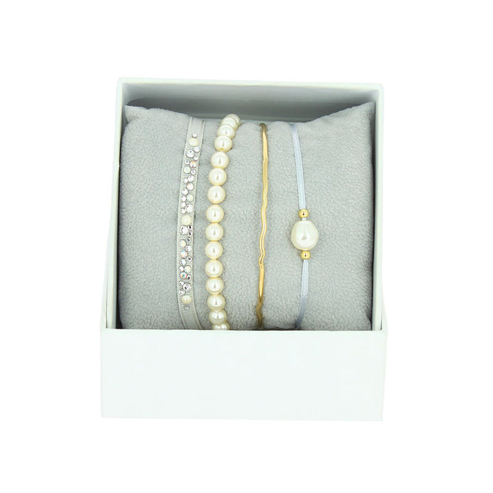 Rhinestone box pearl 22