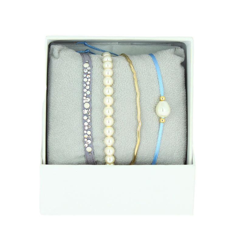 Rhinestone box pearl 22