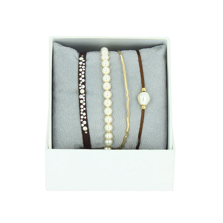 Rhinestone box pearl 22