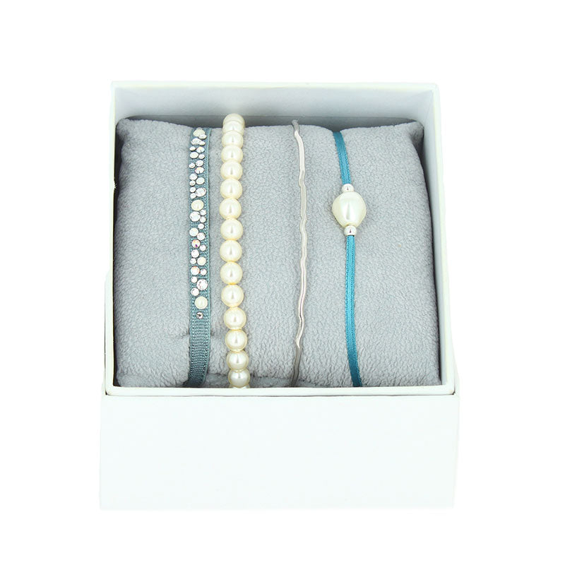 Rhinestone box pearl 22